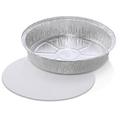 Jiffy Foil 9" Round Combo With Board Lid, PK150 8090COMBO